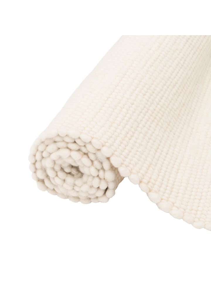 Pergamon Natur Teppich Wolle Alaska Meliert in Wollweiss günstig kaufen