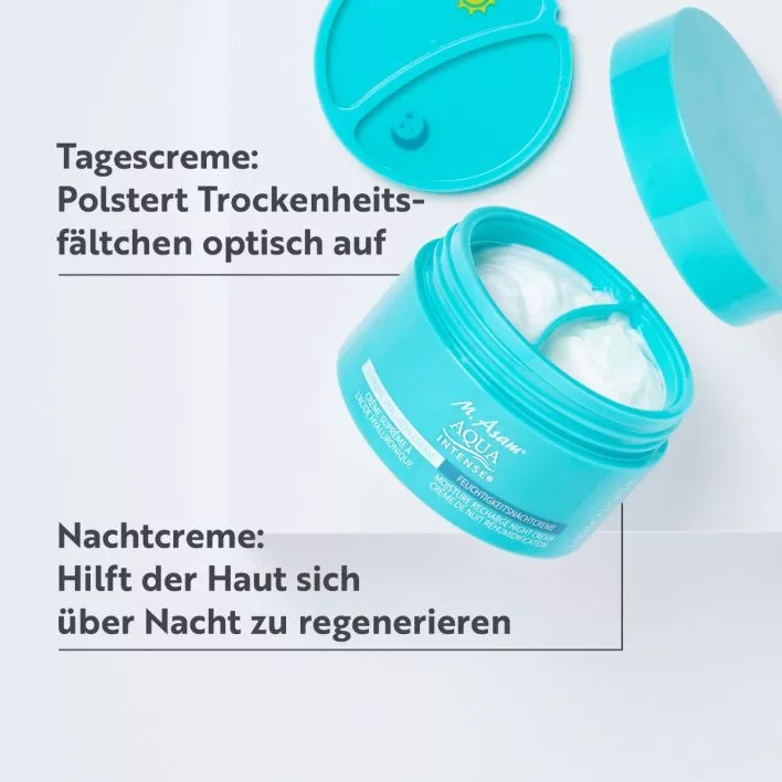 AQUA INTENSE Feuchtigkeitscreme Tag & Nacht 2-Kammern-Tiegel