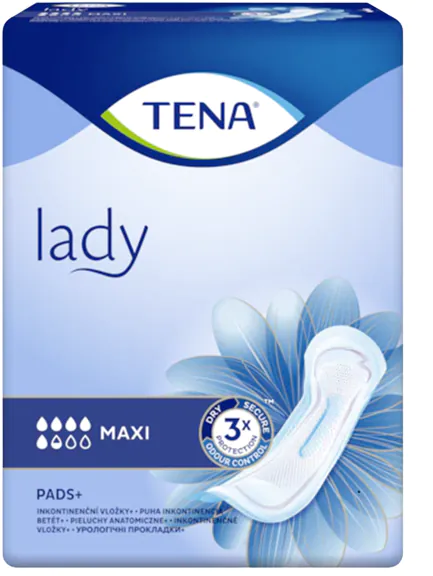Tena Lady Maxi, Podpaski na nietrzymanie moczu dla kobiet