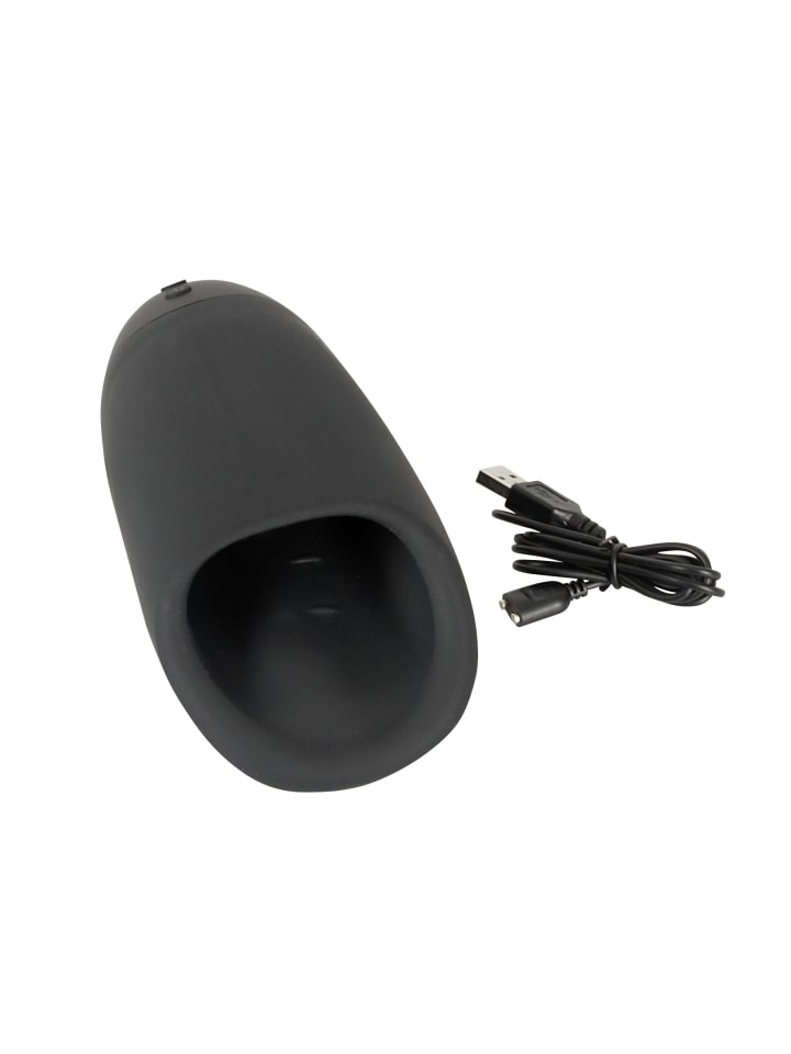 Rebel Masturbator Masturbator with 3 Functions in schwarz günstig kaufen 20 cm
