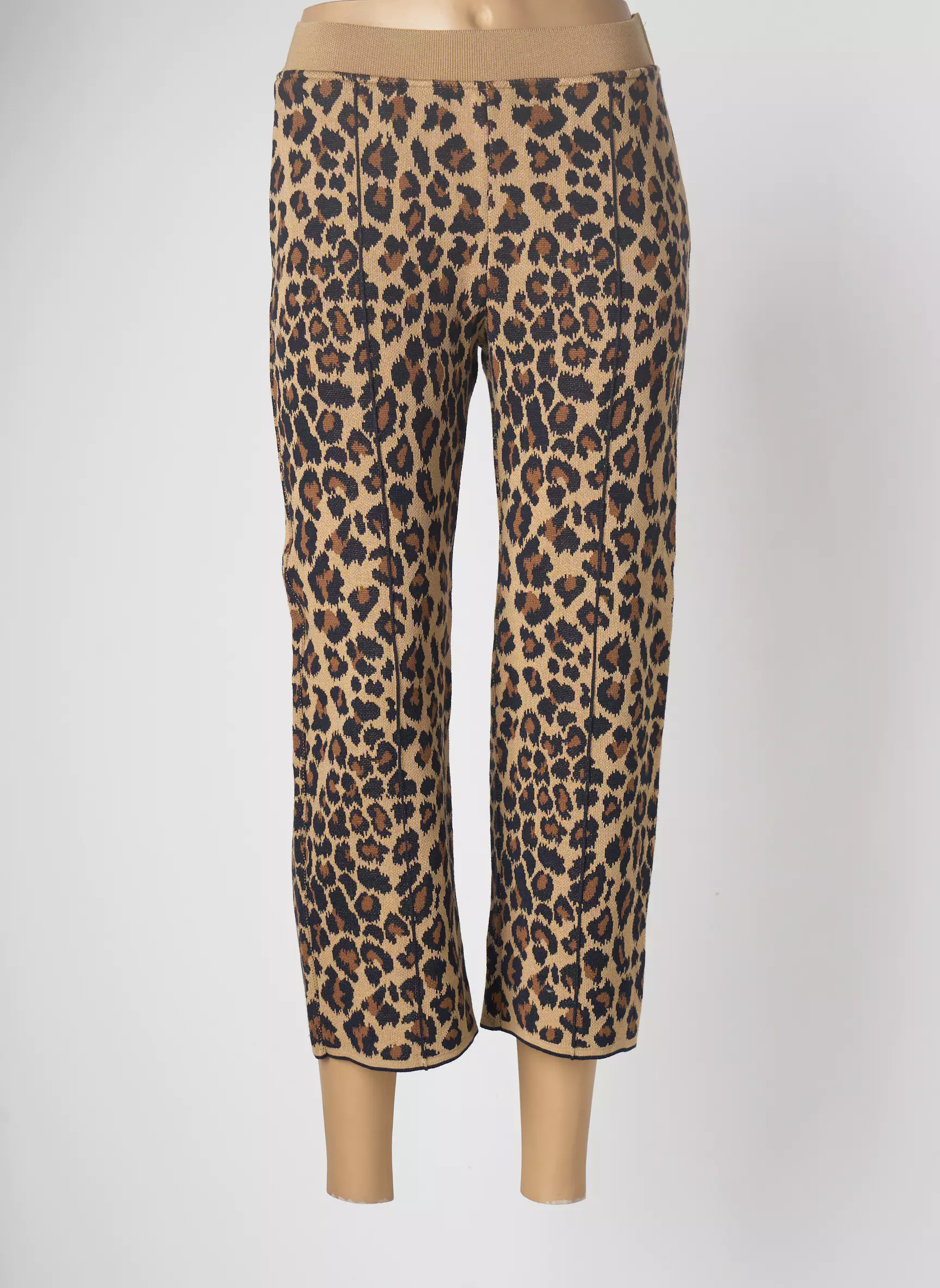Devernois Pantalons Larges Femme couleur beige