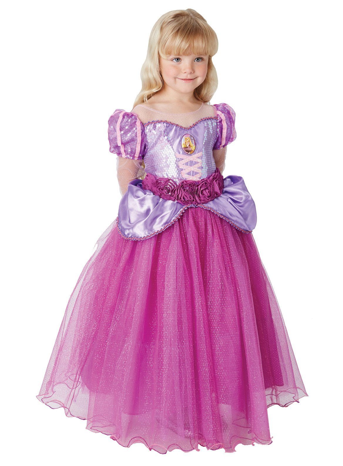 Rubie´s Kostüm  Prinzessin Rapunzel Tüllkleid für Kinder, Klassische Märchenprinzessin aus dem  Universum