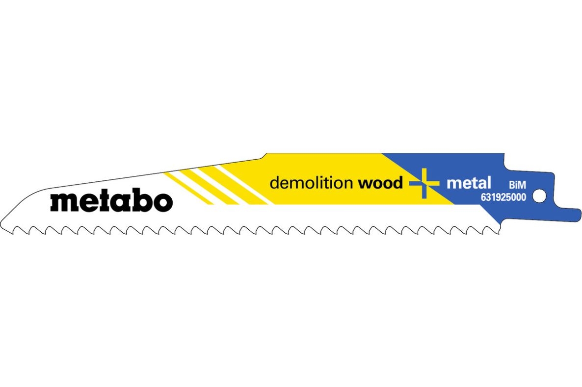 Metabo Tilbehør 631925000 Bajonetsavklinger (5 stk.) BiM 150x1,6 mm/4,3