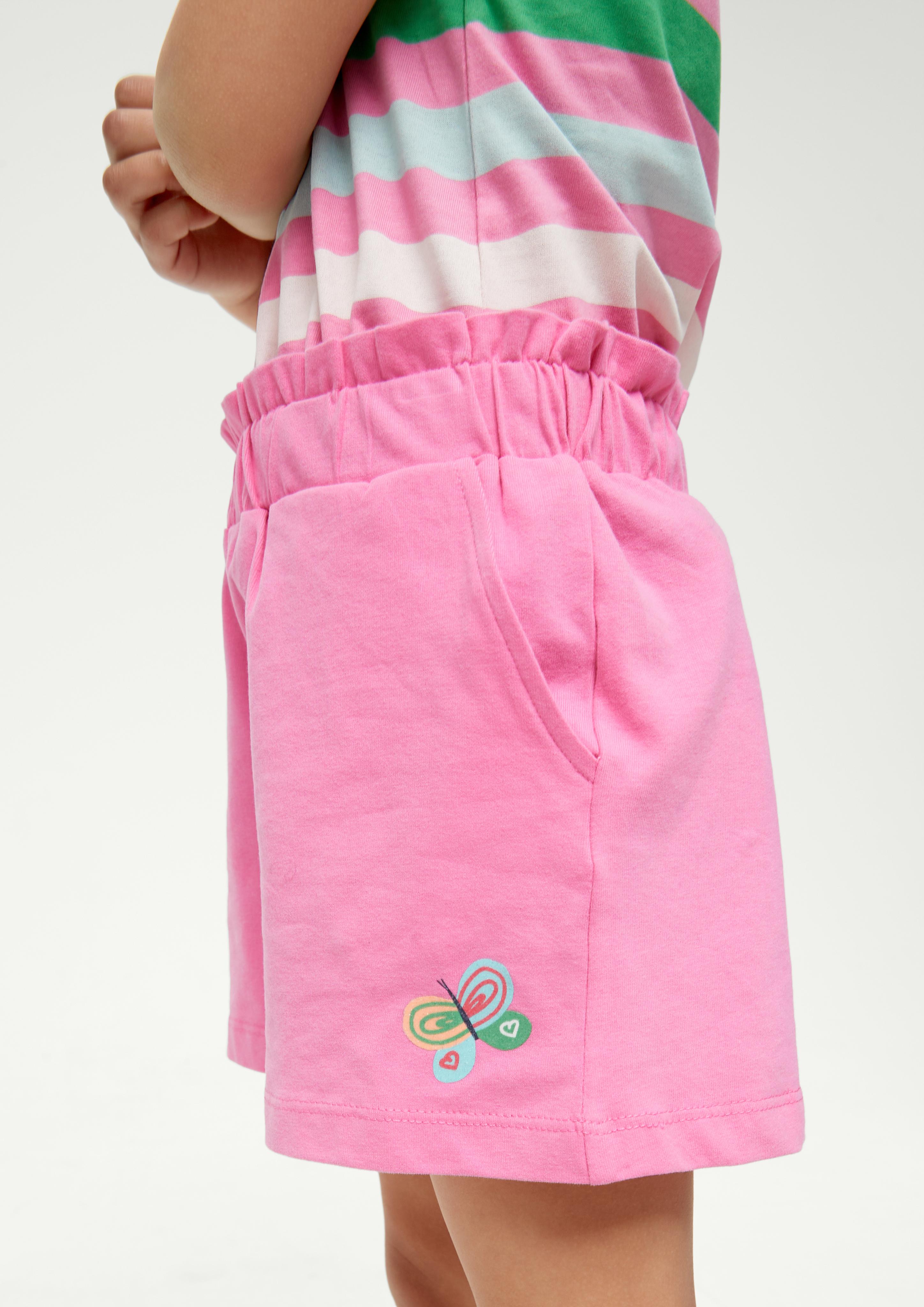Shorts aus Baumwollstretch  2130434-4419