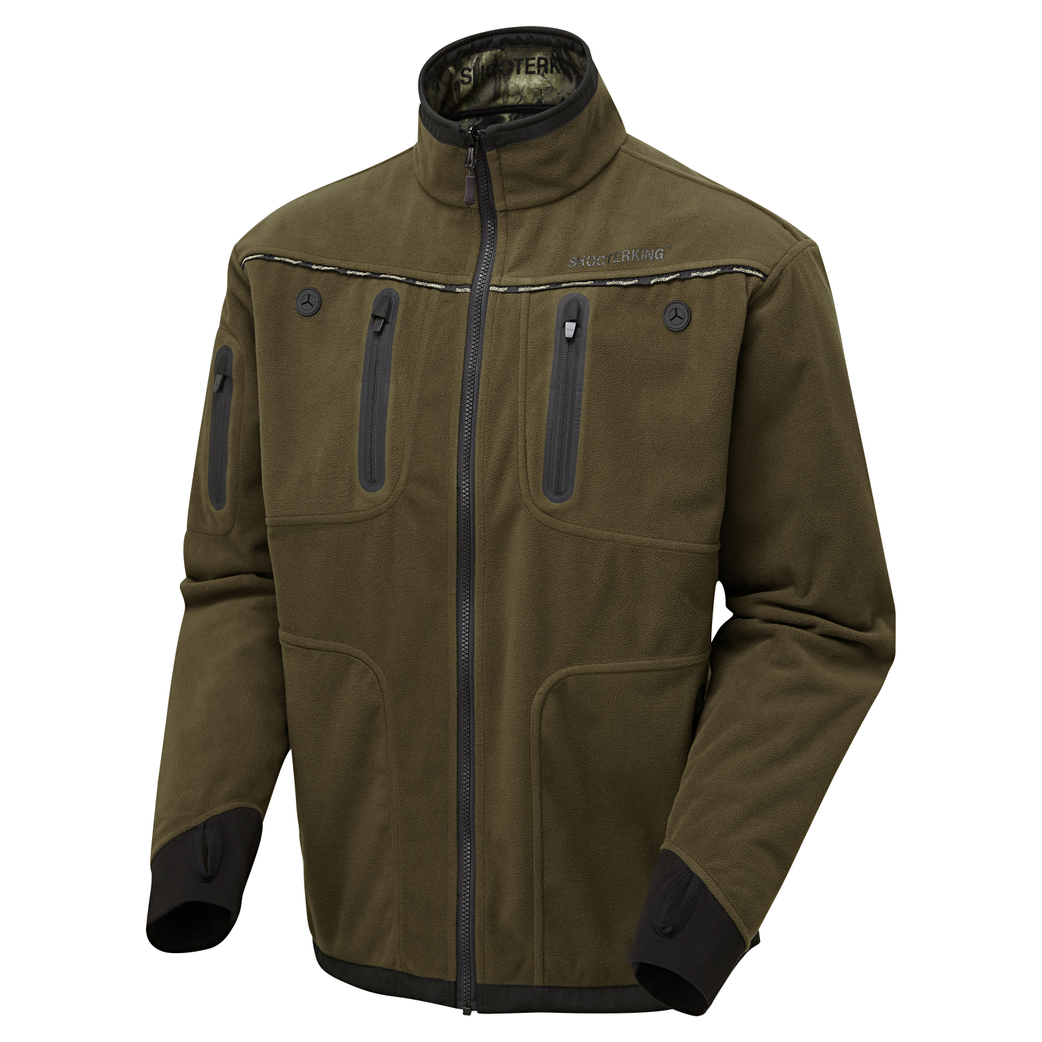 Shooterking Herren Softshelljacke Woodland (wendbar, ♂)