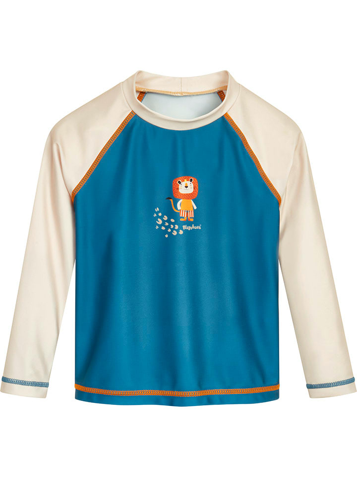 Playshoes Badeshirt in Blau/ Creme günstig kaufen