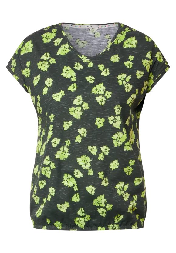 CECIL Printshirt mit Smockdetail