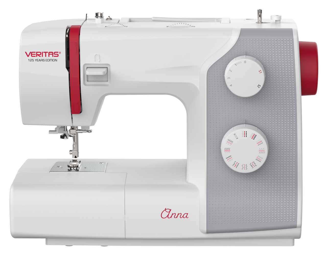 Crowntechnics VERITAS Anna Nähmaschine 1-Stufen-Knopflochautomatik, 32 Stichprogramme