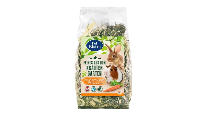 Pet Bistro Nager Feines aus dem Kräutergarten mit Karotte und Pfefferminze 100 g