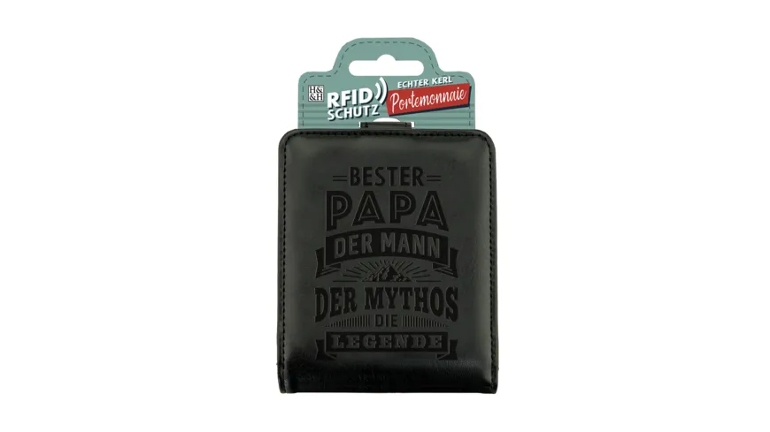 H&H Echte Kerle Portemonnaie Bester Papa