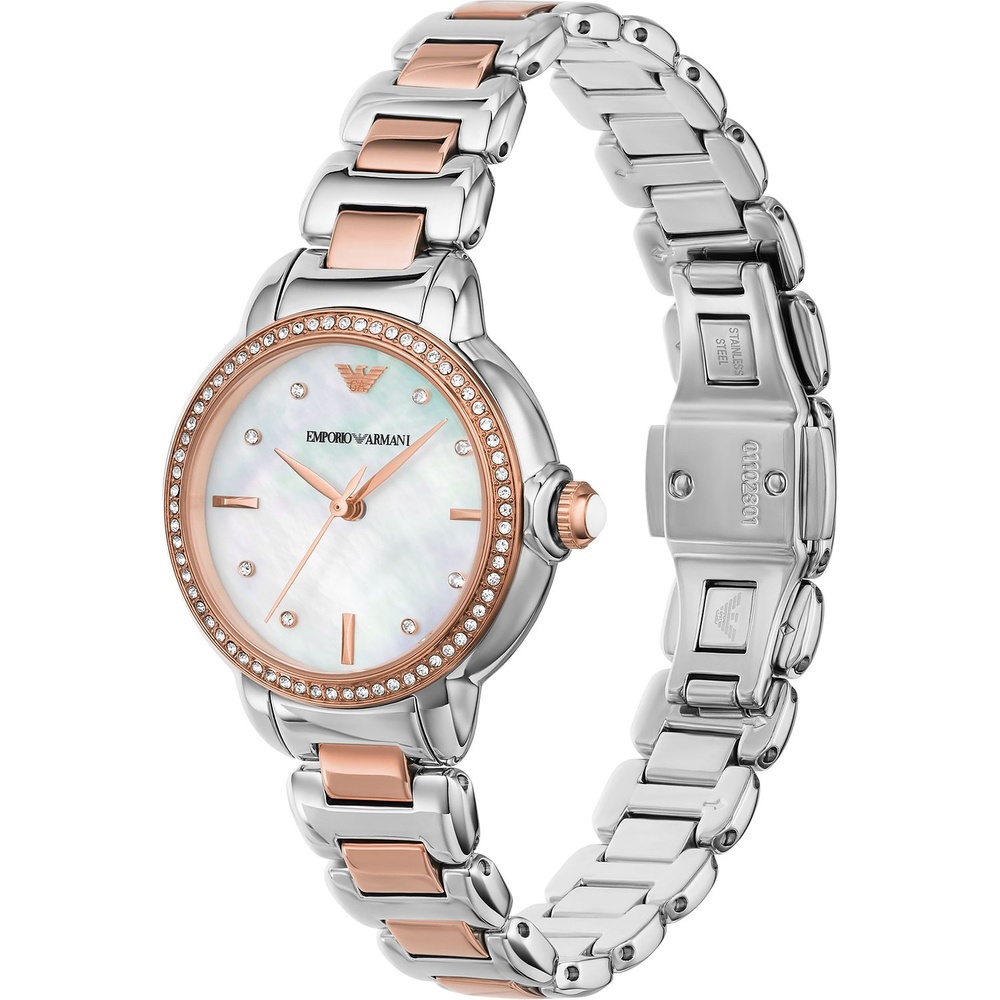 Emporio Armani Montre pour femme Acier inoxydable Montre