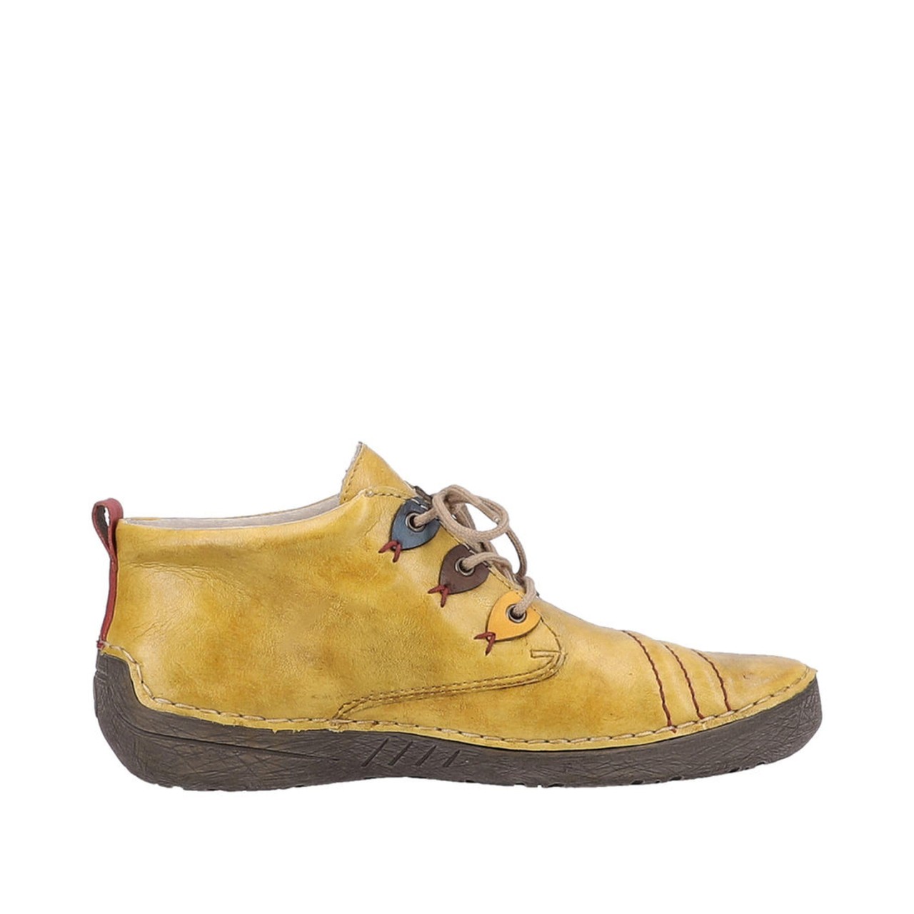 RIEKER Klassische Sandalen gelb