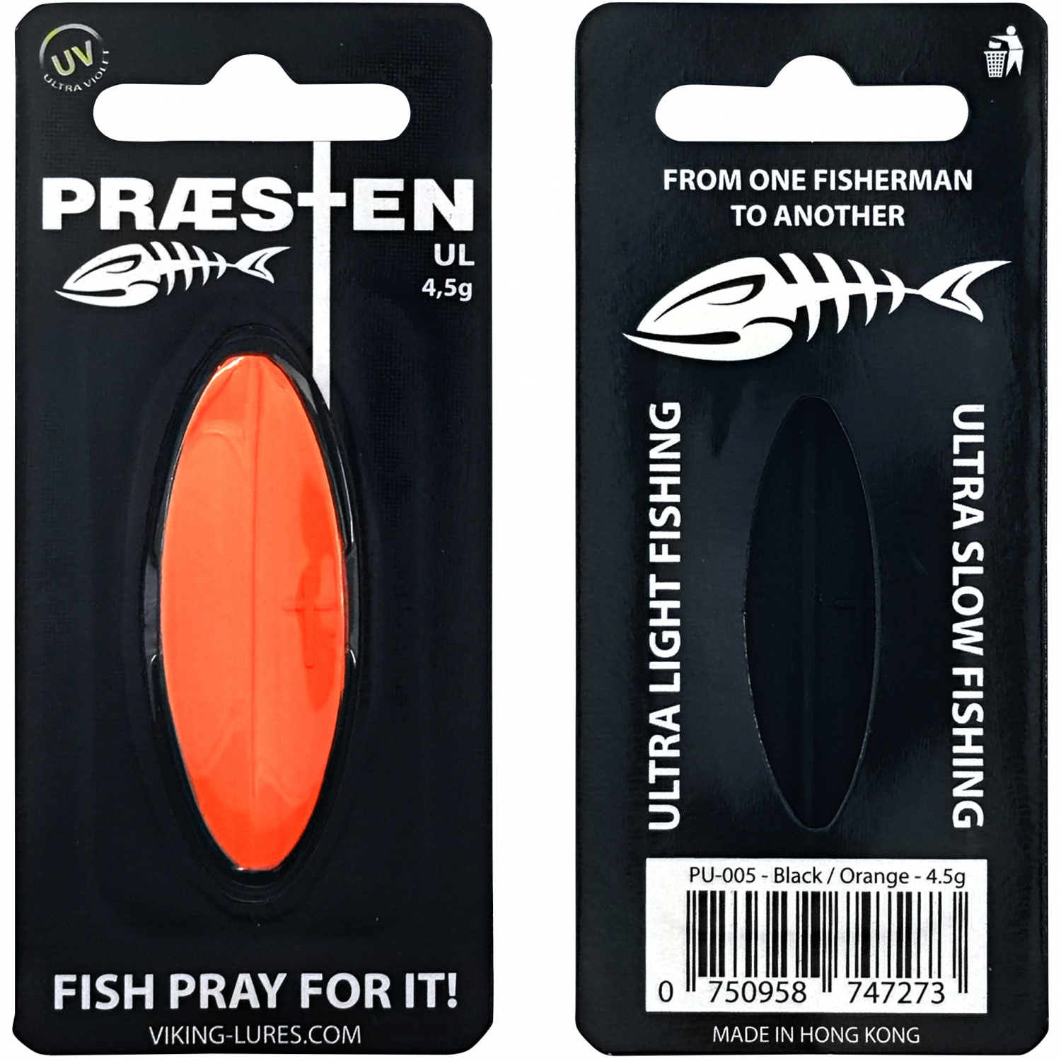 OGP Inlineköder Præsten UL (Black/Orange)
