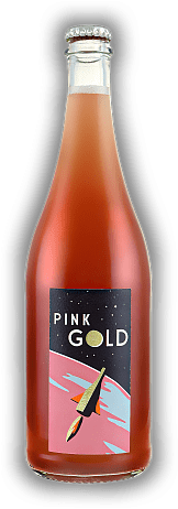 Gold Pink Gold Pet Nat Rosé Gold Pink Gold Pet Nat Rosé Perlwein aus natürlicher Gärung, naturtrüb.  0,75	 Liter - Vol 11,5%