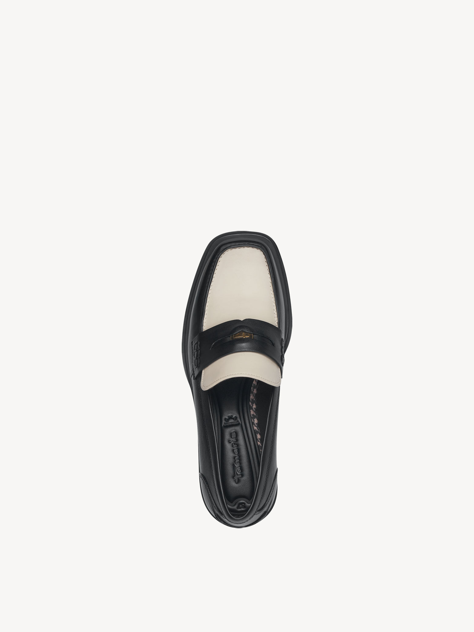 Slipper en cuir - noir