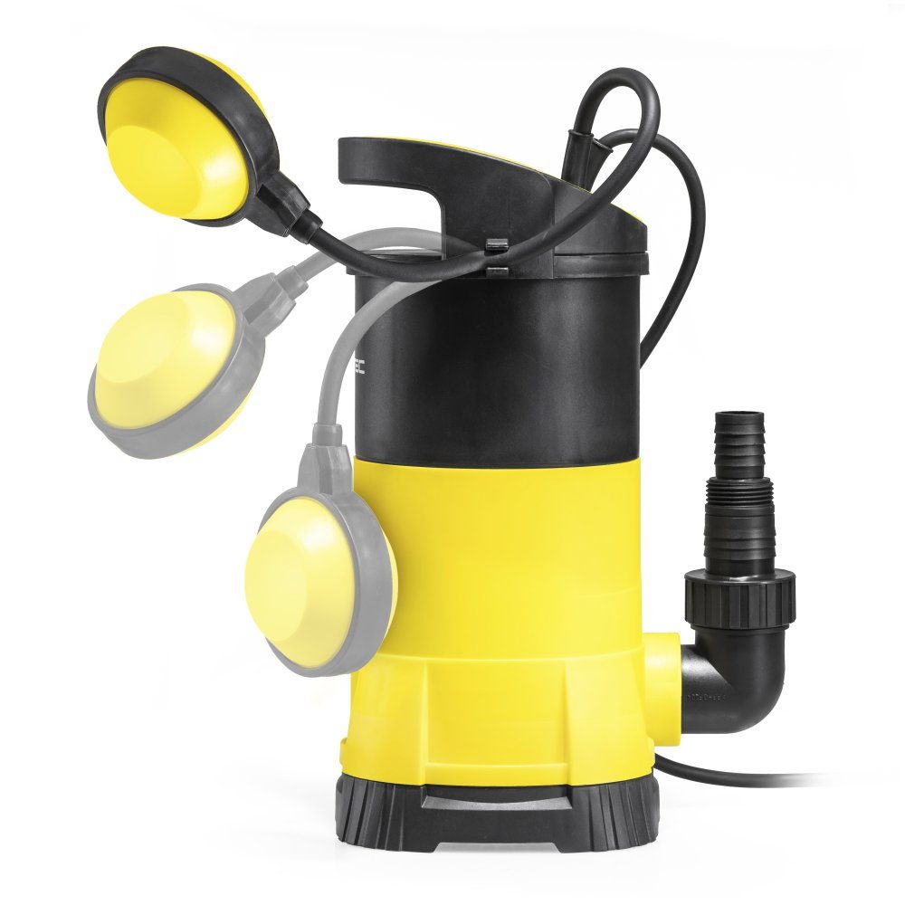 TROTEC Klarwasserpumpe TWP 7505 E, Gartenpumpe Pumpe flachsaugend