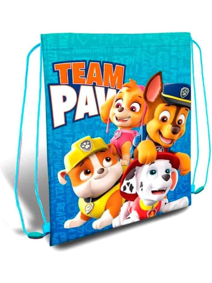 Paw Patrol Turnbeutel mit Kordelzug, 40 x 30 cm, Mehrfarbig Paw Patrol günstig kaufen onesize