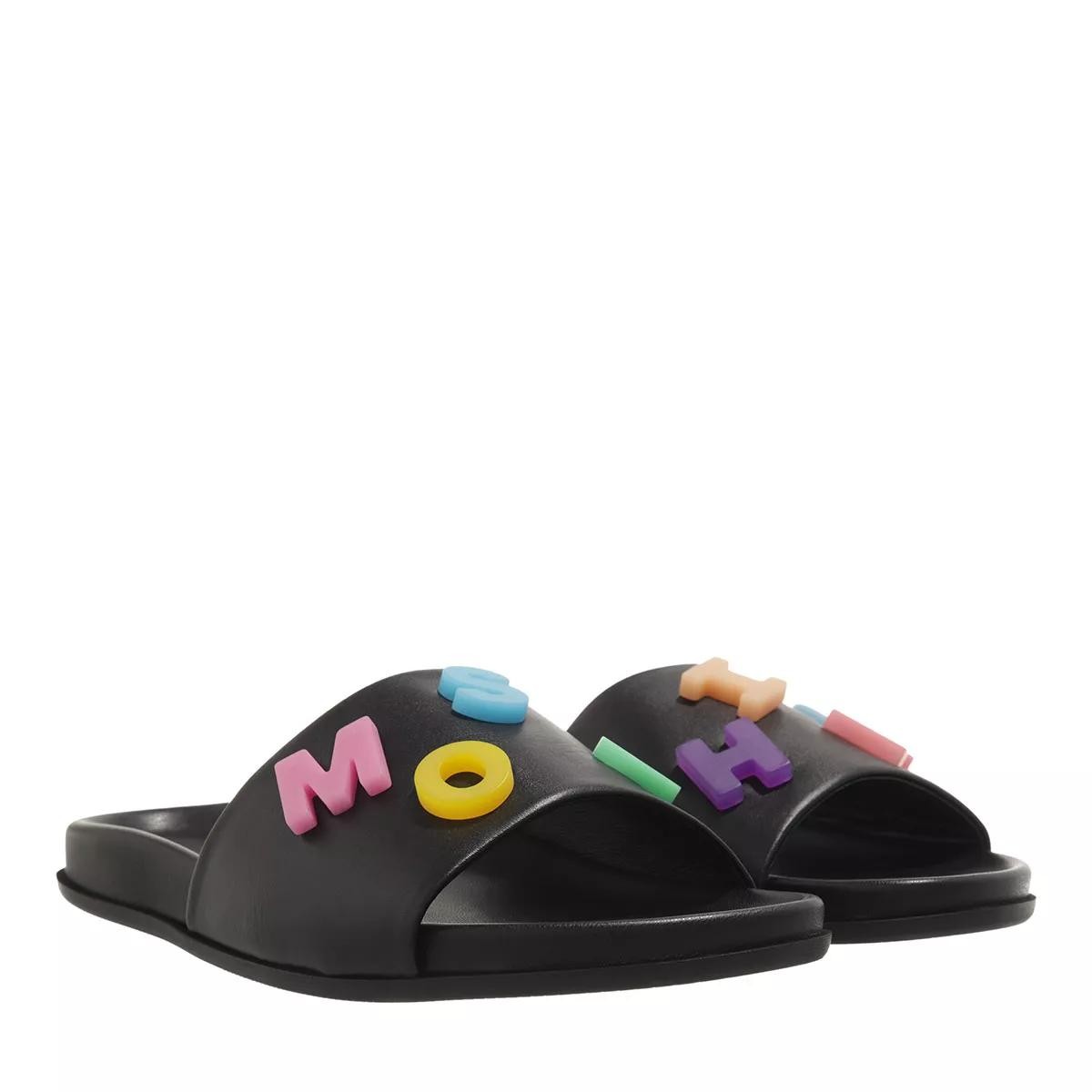 MOSCHINO Pantoletten schwarz Slide