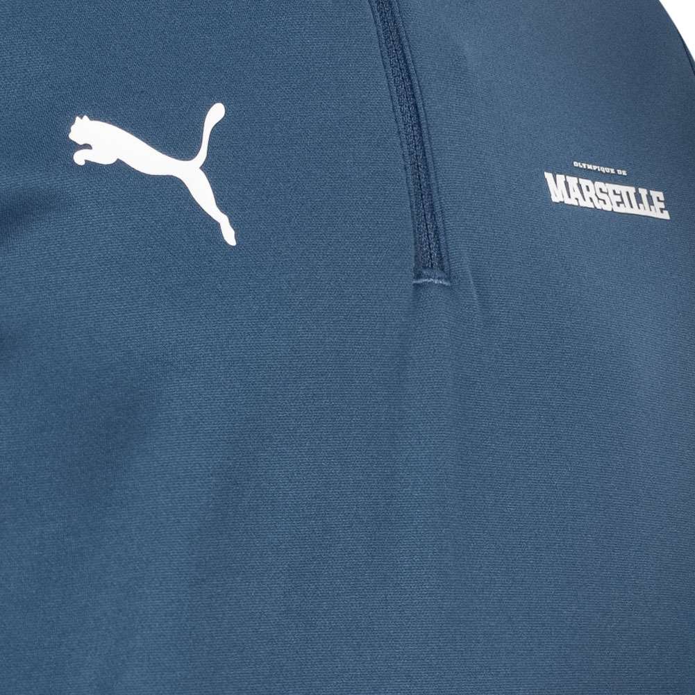 Olympique Marseille PUMA 1/4-Zip Kinder Sweatshirt 764386-05