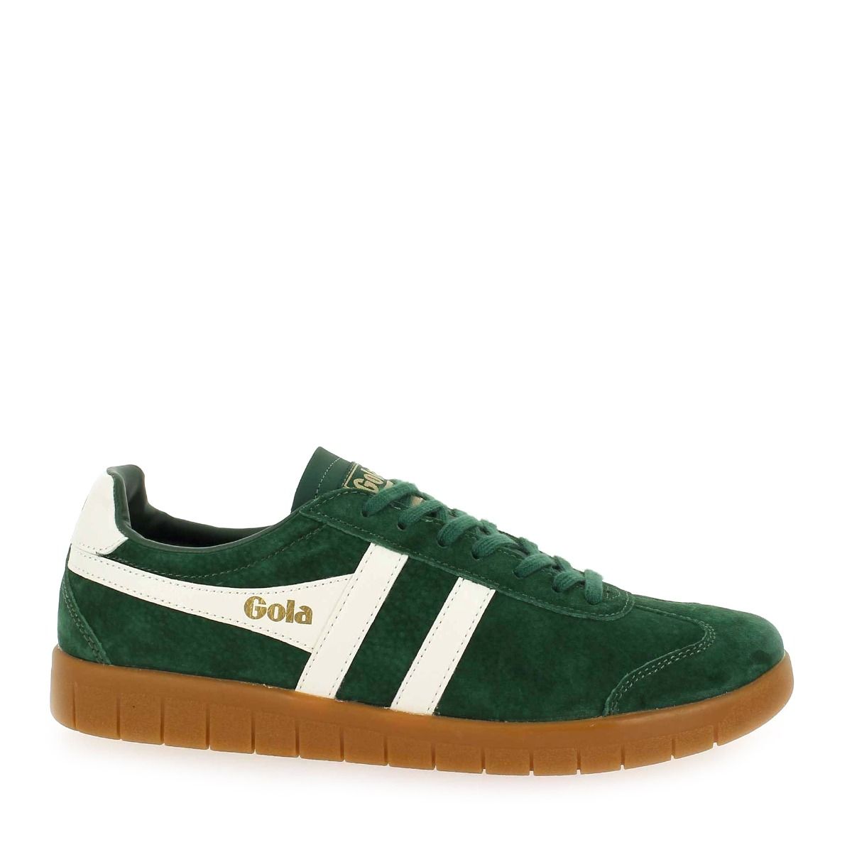 Gola  HURRICANE SUEDE CMB046 - vert blanc