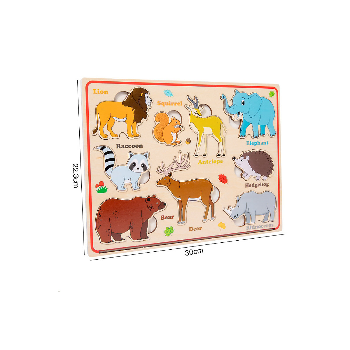 Magnetische Kinderpuzzles aus Holz für frühes Lernen 3D Tier Spielzeug Magnet Puzzle