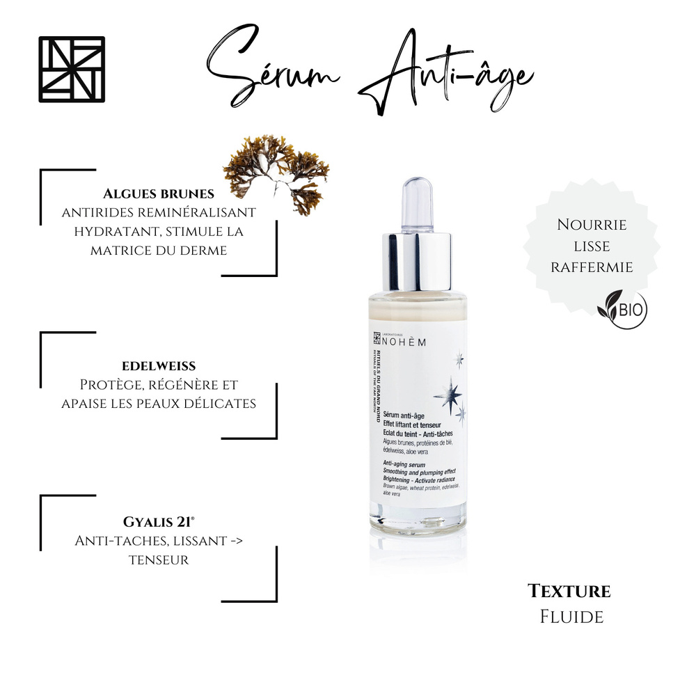 nohèm Sérum anti-âge sérum anti-âge visage
