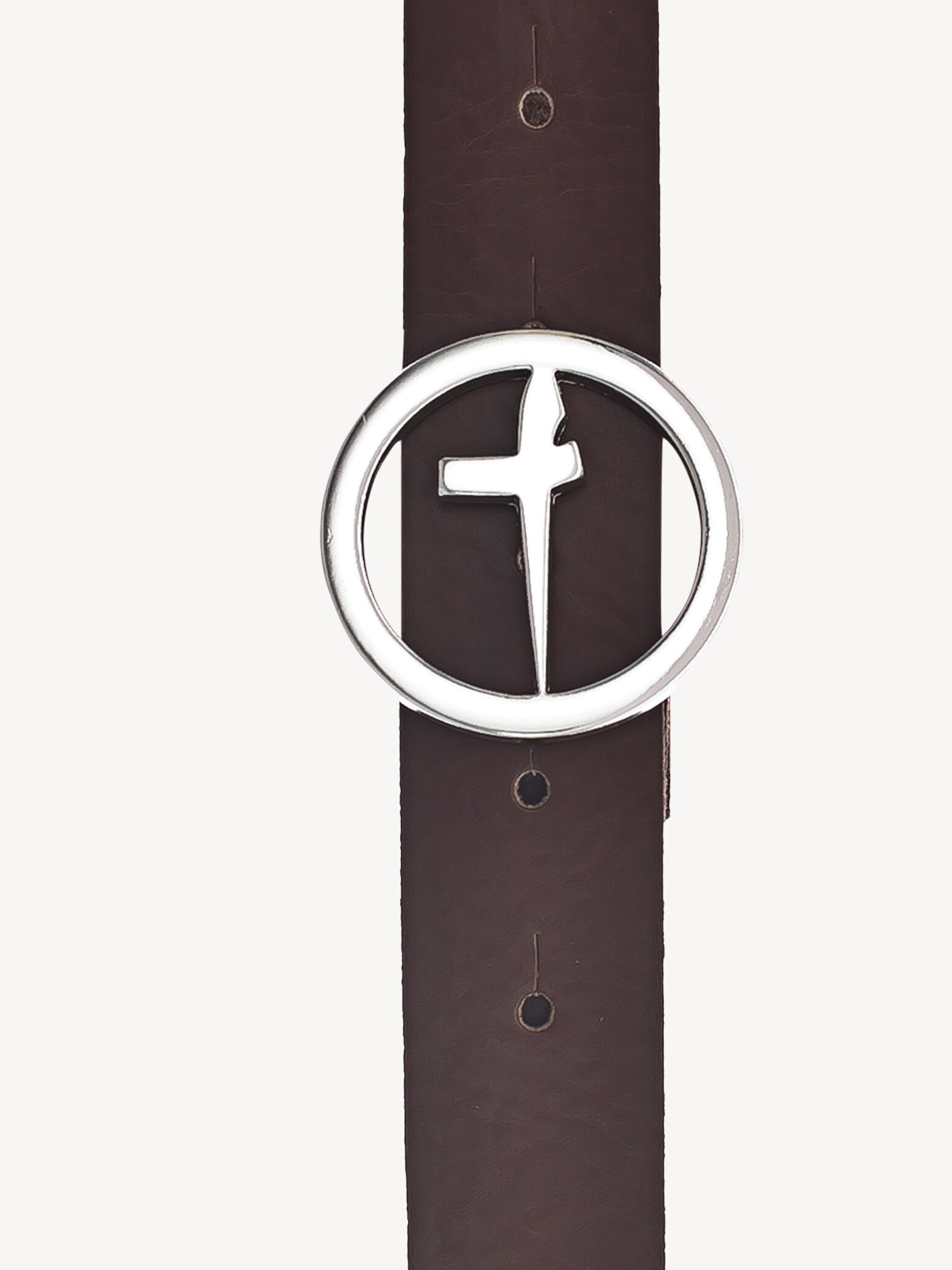 Ceinture en cuir - marron