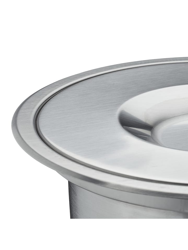 relaxdays Mülleimer für Arbeitsplatte in Silber - 8l Volumen günstig kaufen onesize