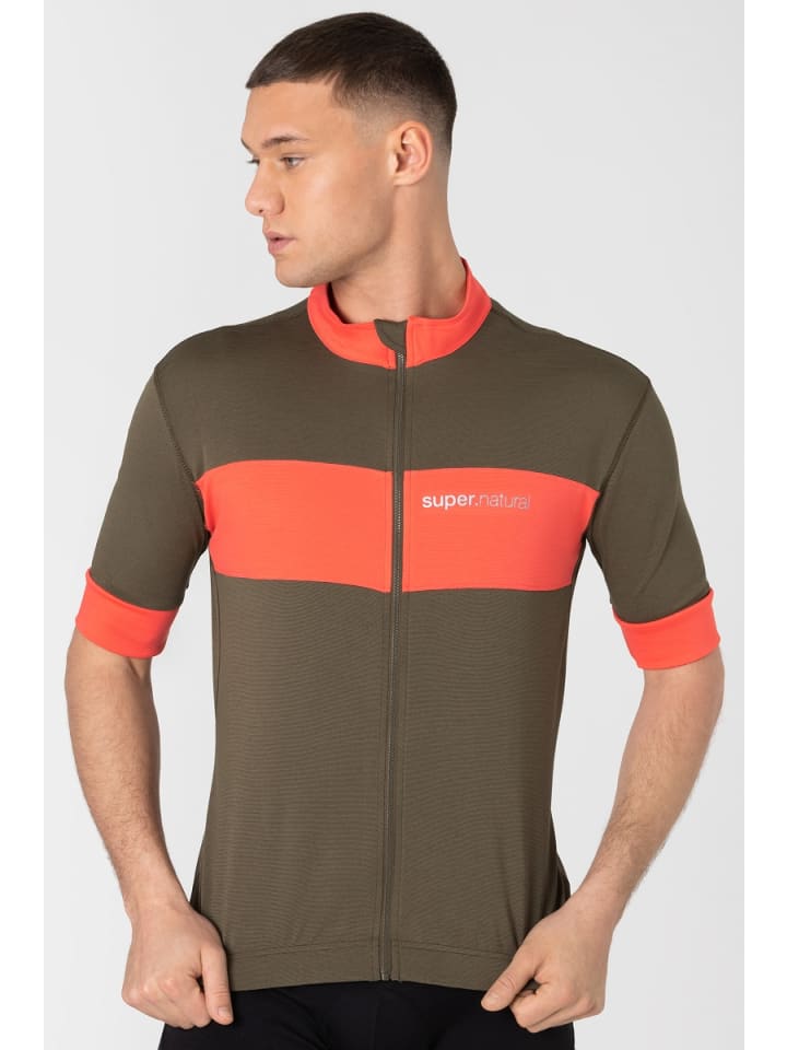 super.natural Merino Fahrradtrikot M GRAVIER CAMISA in braun günstig kaufen