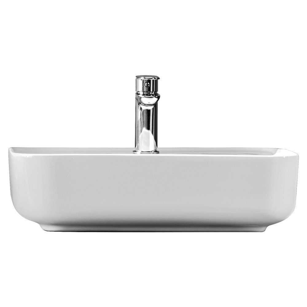 Lomadox Badmöbel-Set LUTON-56, (5-St), weiß mit Wotan Eiche Nb. mit LED-Spiegelschrank 130/200/46 cm