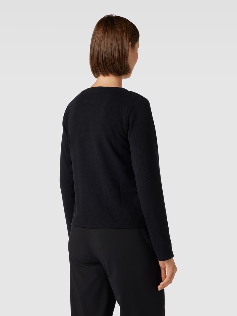 Jacke mit Eingrifftaschen in schwarz