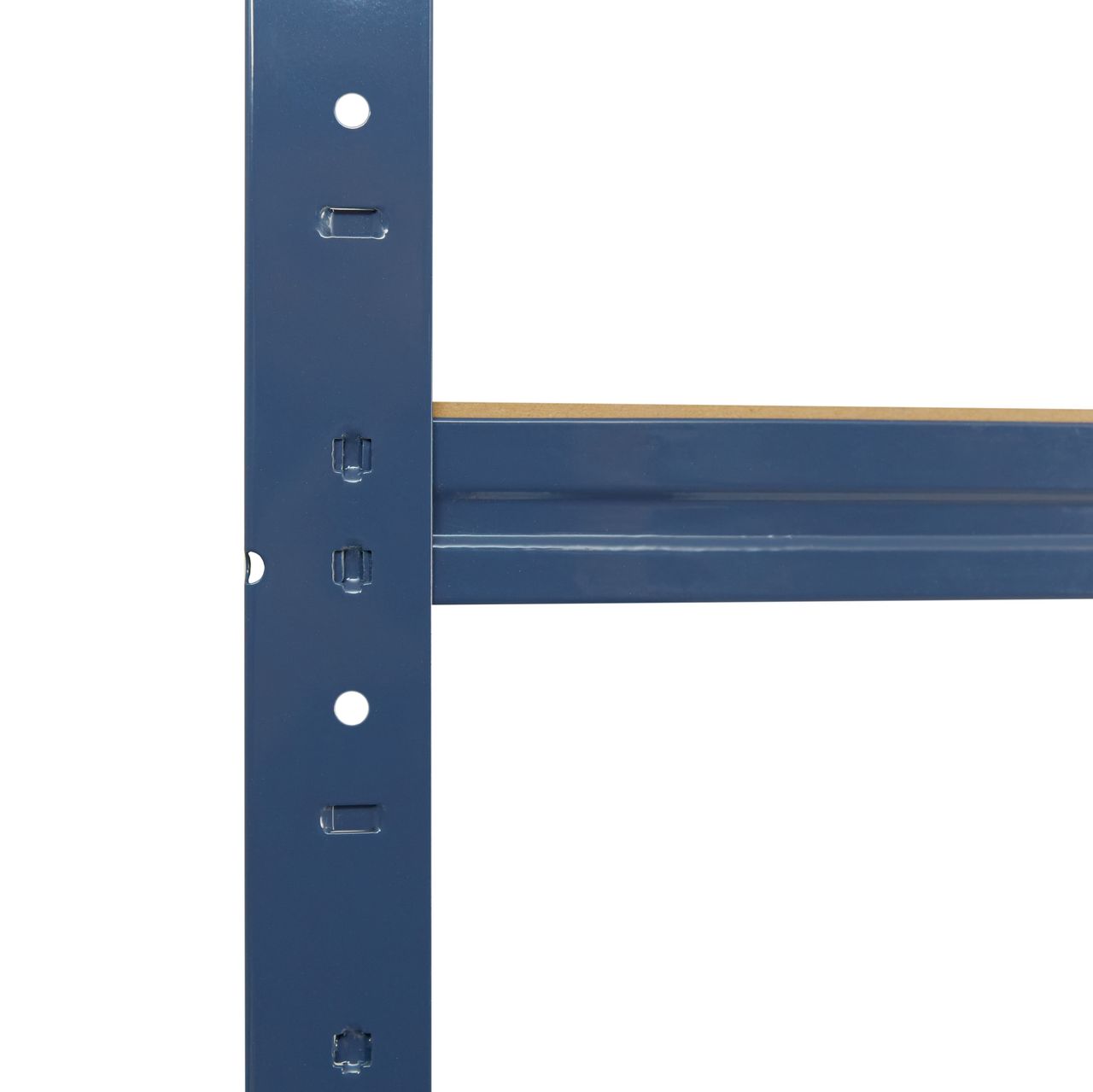 Shelfplaza HOME 100x120x50cm Schwerlastregal in blau mit 3 Böden
