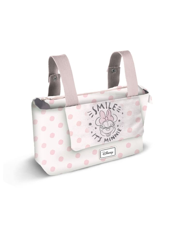 Disney Minnie Mouse Minnie Maus Wickeltasche mit viel Stauraum – Kinderwagen-Organizer in Rosa günstig kaufen 39 x 22 cm