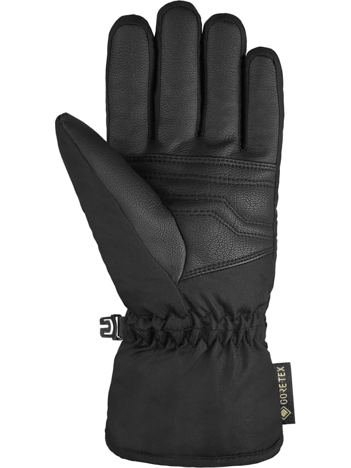 Reusch Fingerhandschuhe Teddy GORE-TEX in 7771 blck/blck melang/pink glo günstig kaufen