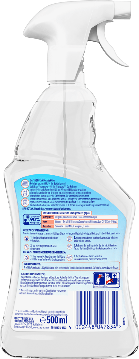 Allzweckreiniger Desinfektion, 500 ml