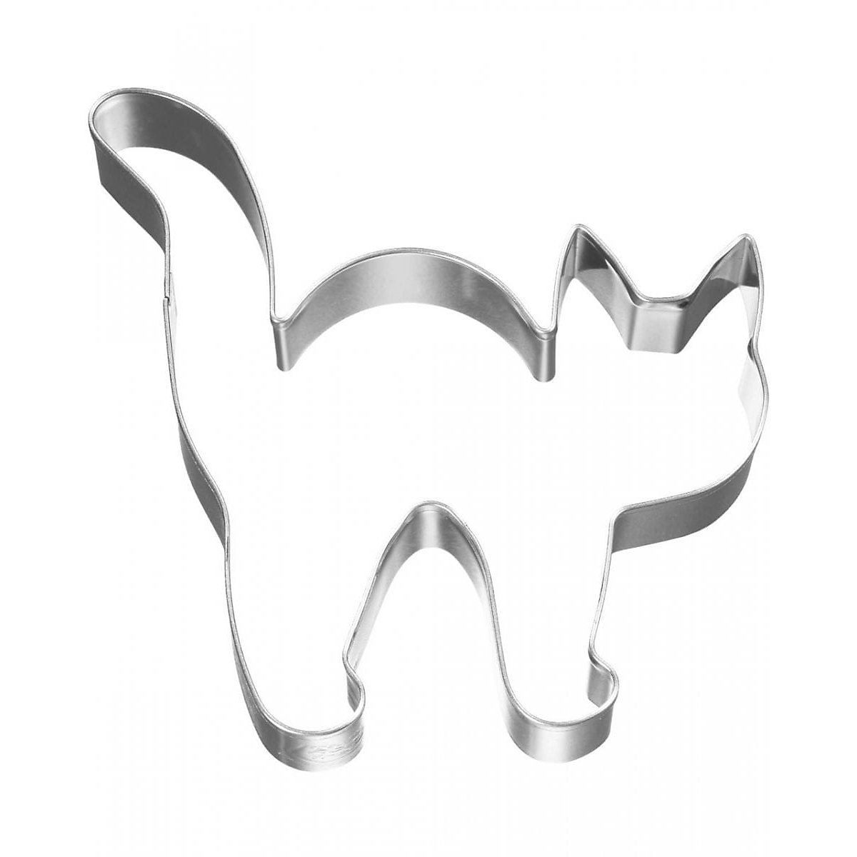 Ausstecher Katze 8 cm | Edelstahl Backzubehör