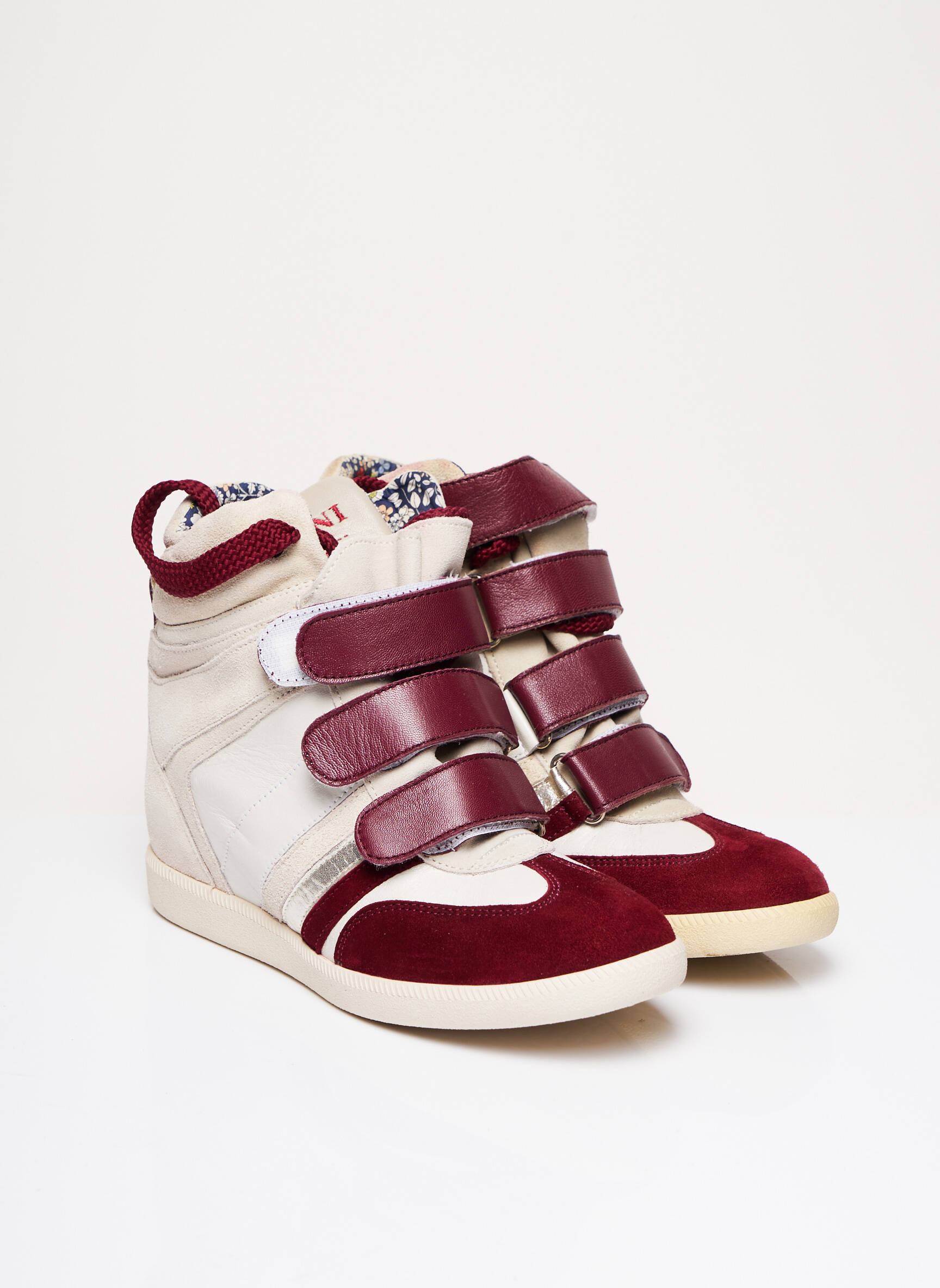 Serafini Baskets Femme couleur rouge