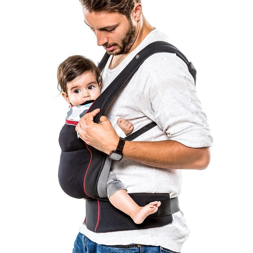 Fisher-Price® Babytrage Close to Me - Black, Bauchtrage ab Geburt bis 12kg