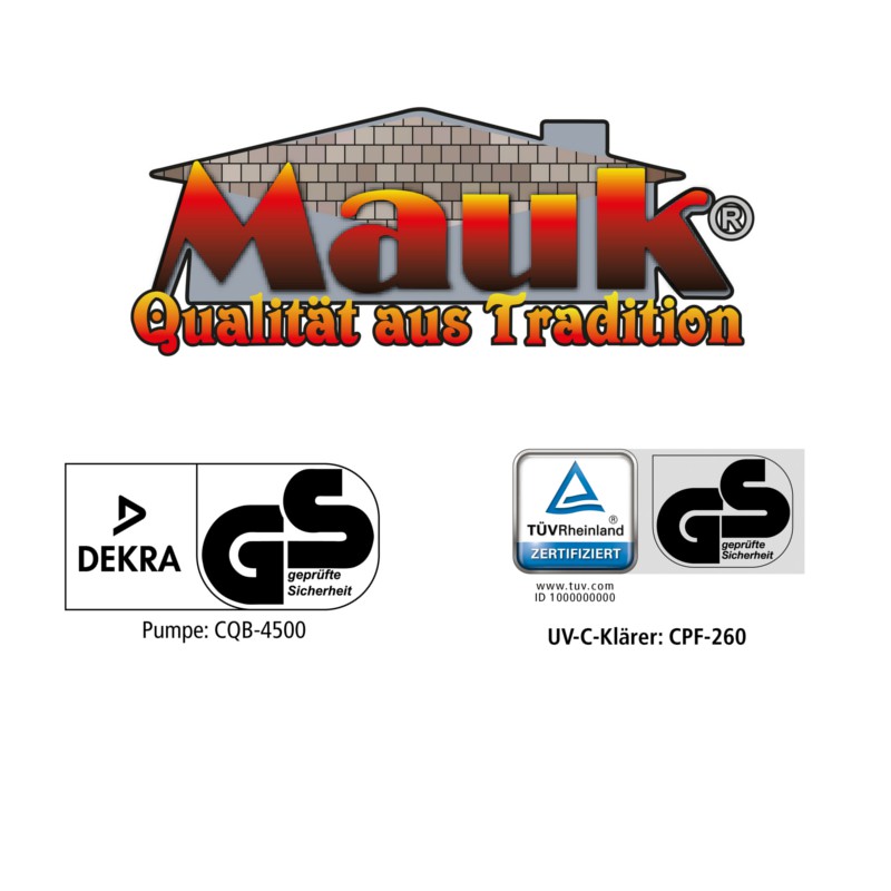 MAUK XL Teichdruckfilter-Set Komplett-Paket