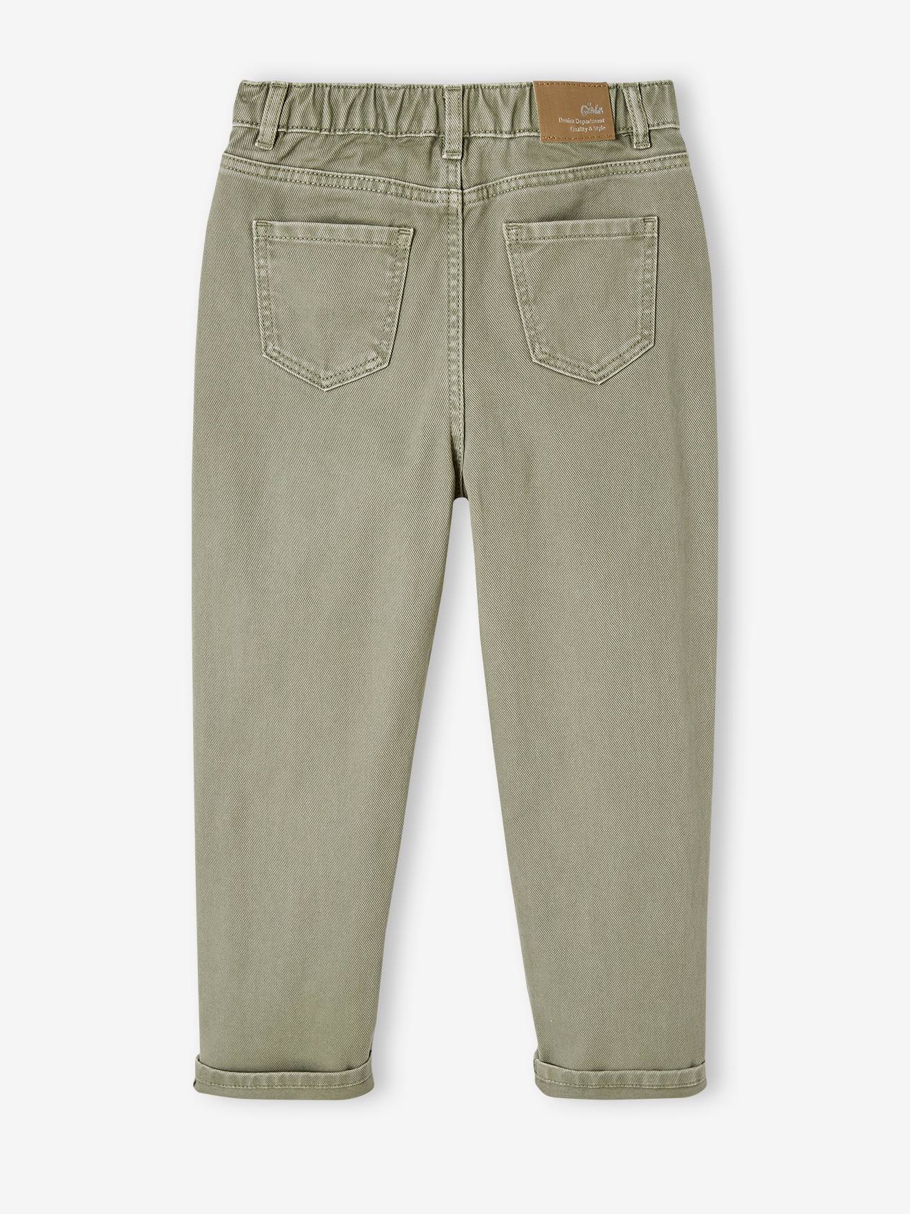Vertbaudet Mädchen Mom-Hose, Hüftweite REGULAR - pfirsich