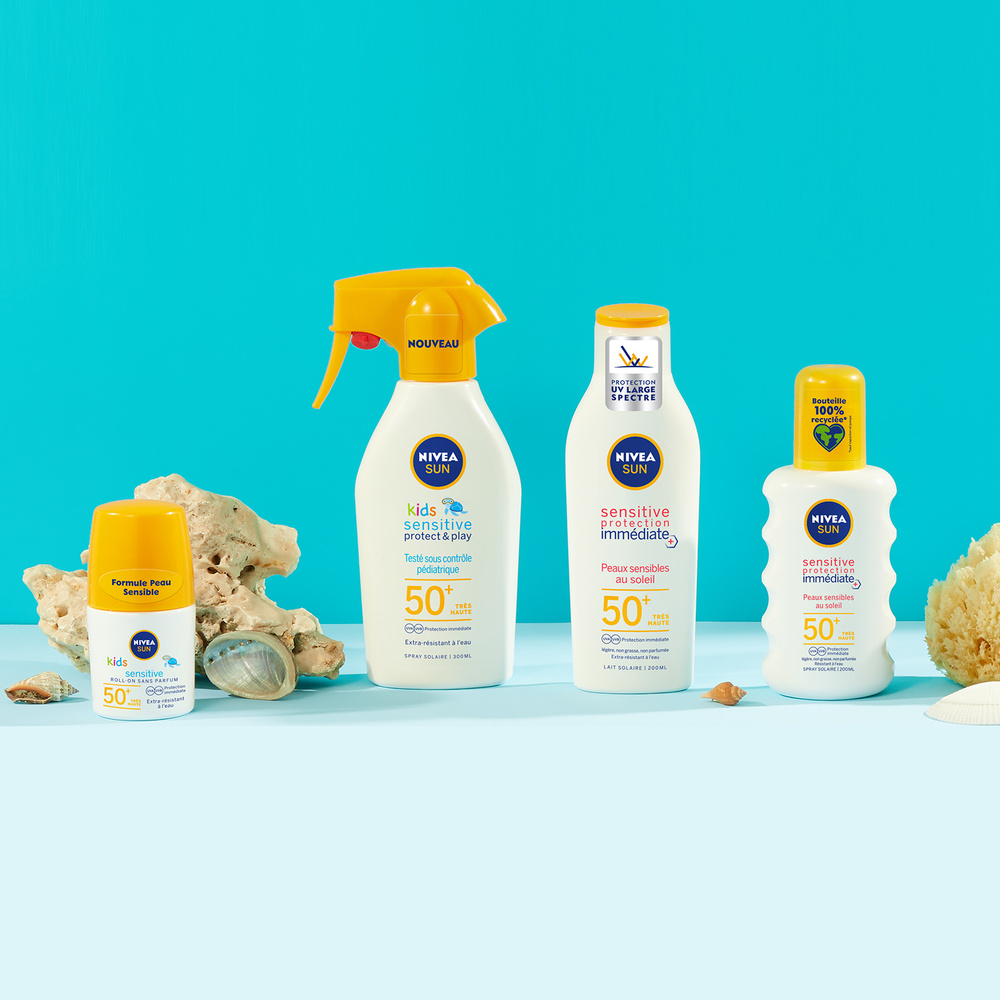 nivea Lait Protecteur Protect&Sensitive FPS 50+ Protection solaire