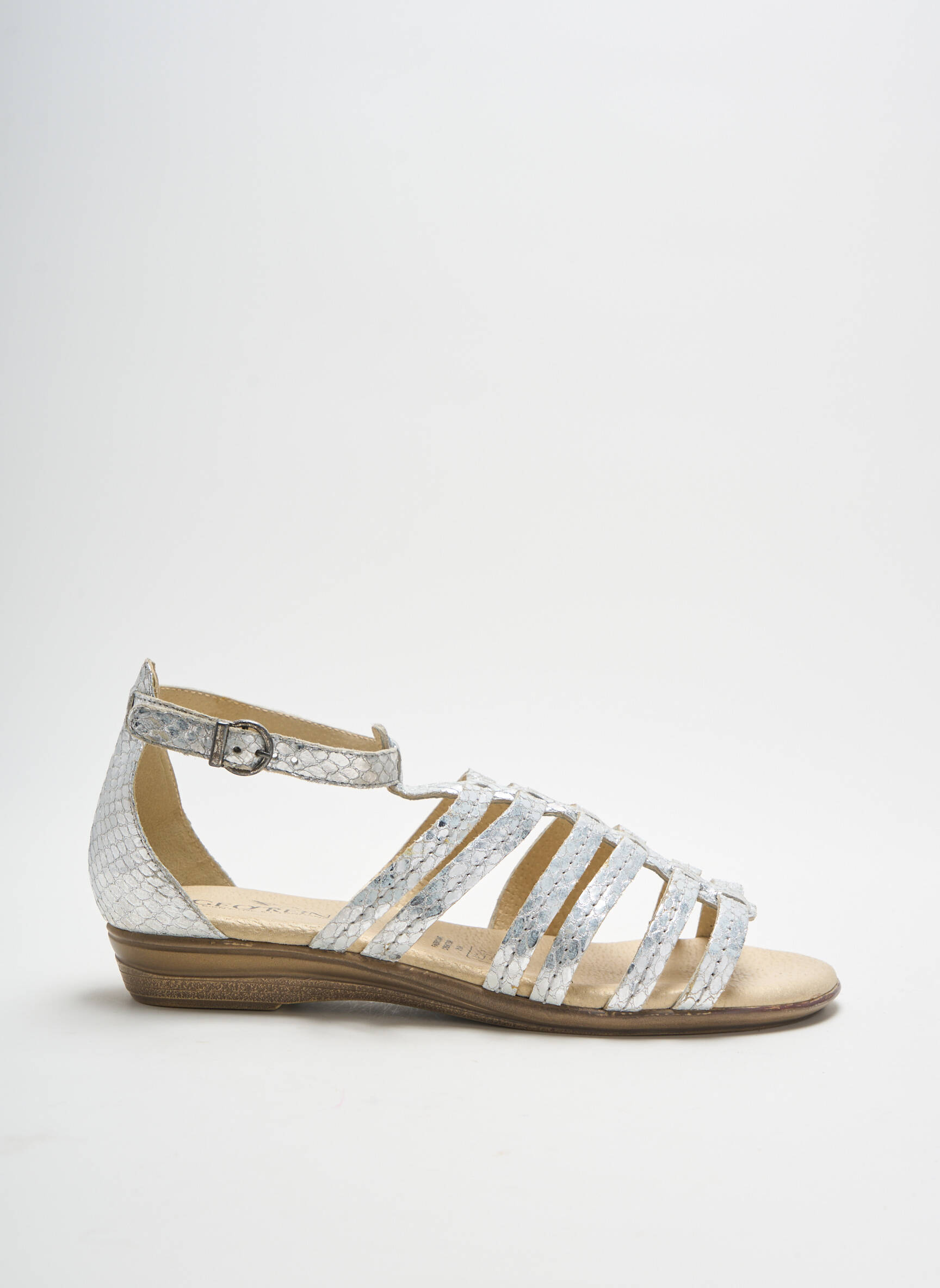 Geo Reino Sandales Nu Pieds Femme couleur gris
