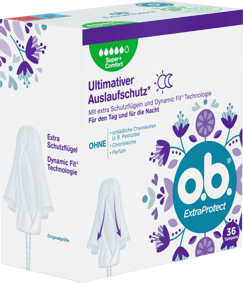 Tampons Extra Protect Tag+Nacht Super Plus, 36 St