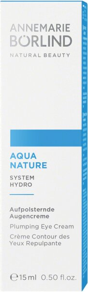 ANNEMARIE BÖRLIND AQUANATURE Aufpolsternde Augencreme
