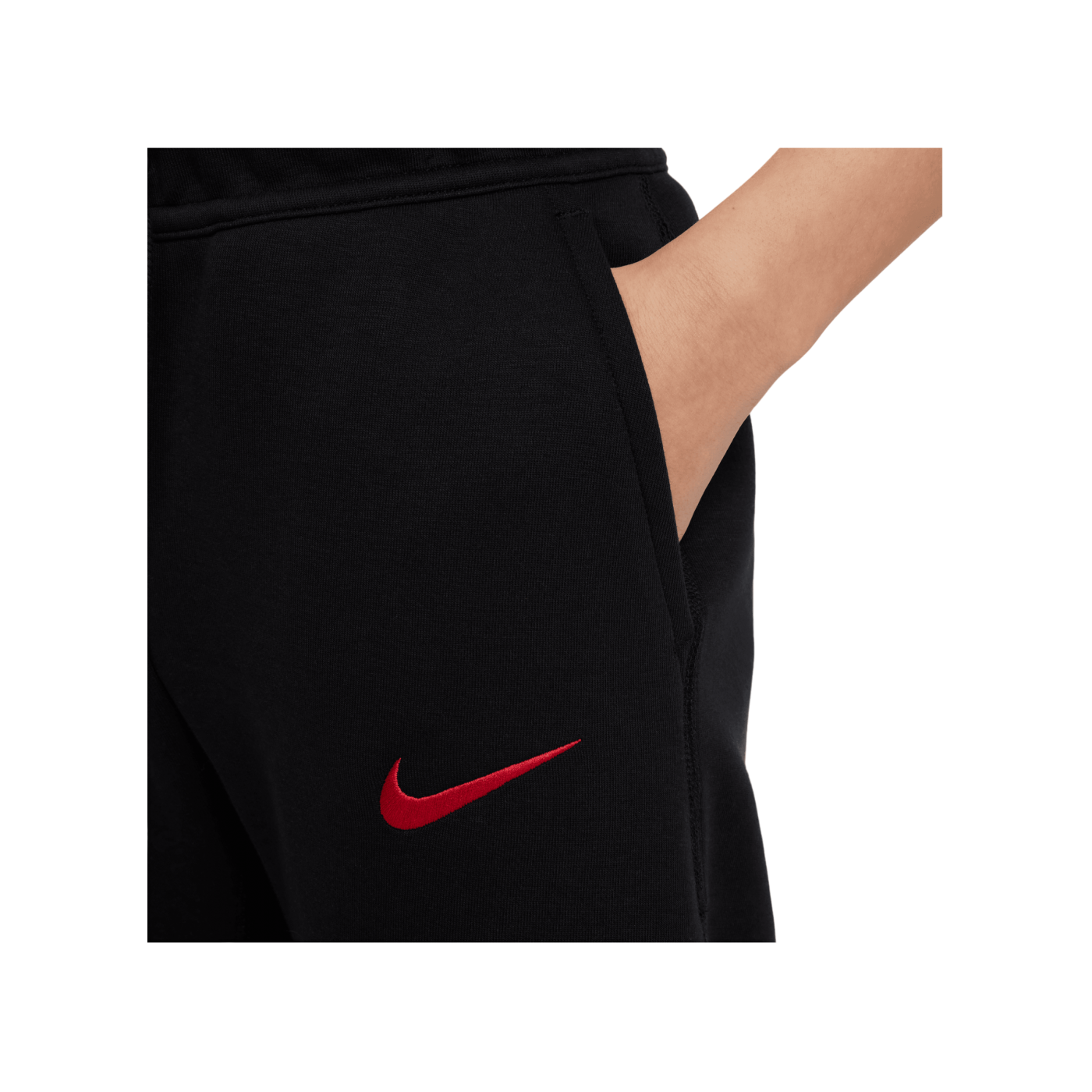 Nike FC Liverpool Tech Fleece Trainingshose Kids Schwarz F010