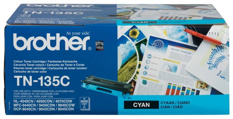 Brother TN-135C Original Tonerkartusche Cyan