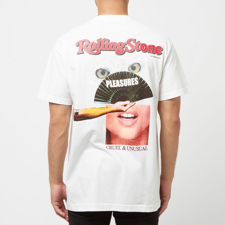 Pleasures Rolling Stone T-Shirt white