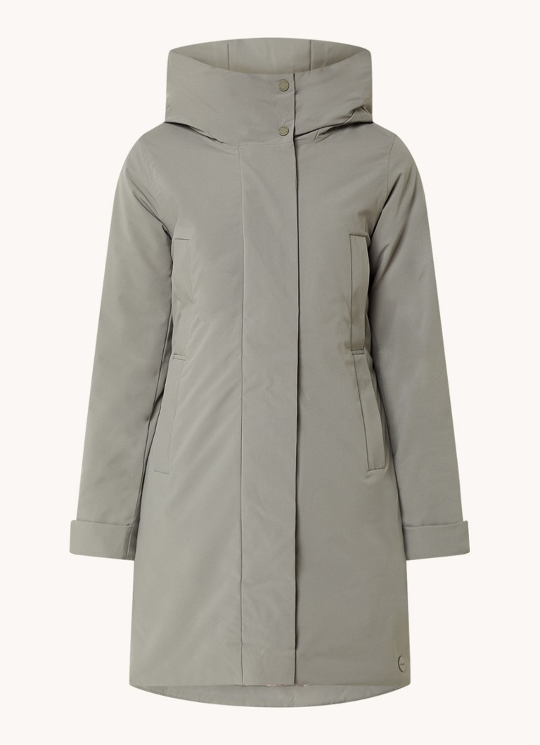 Parka Elvine Eline con tasche con zip e rivestimento idrorepellente