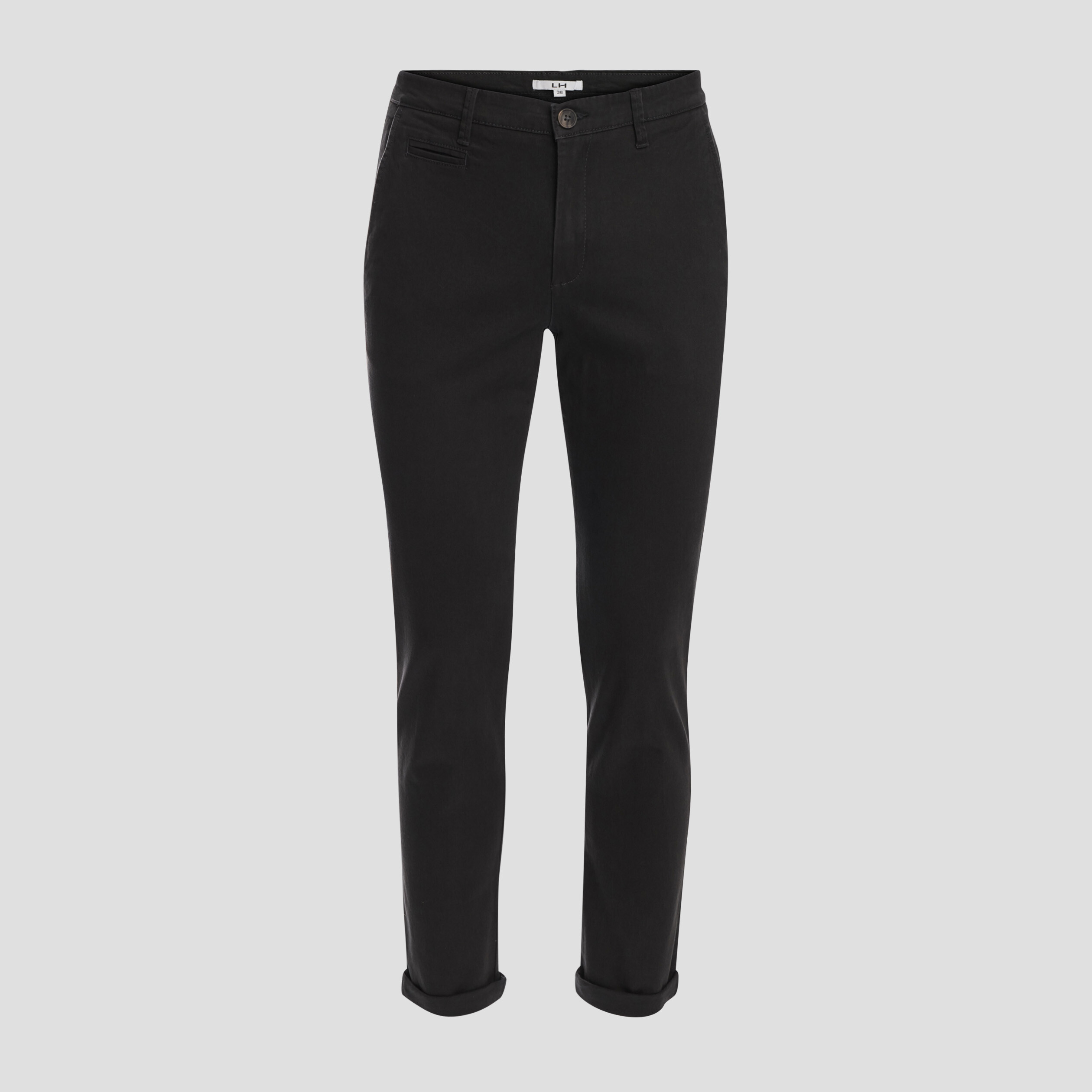 Pantalon chino gris foncé homme | La Halle
