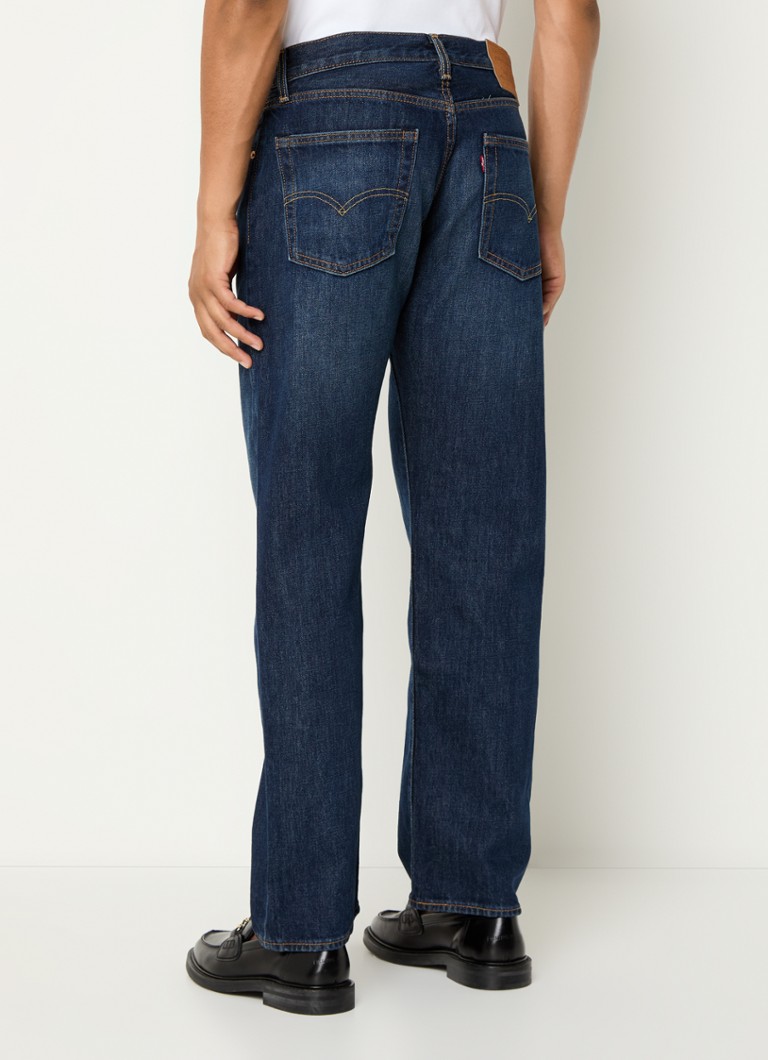 Jeansy Levi's 555 z prostą nogawką, ciemne wyblaknięcie